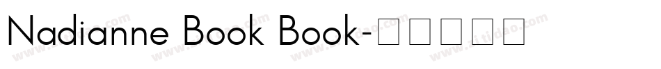 Nadianne Book Book字体转换